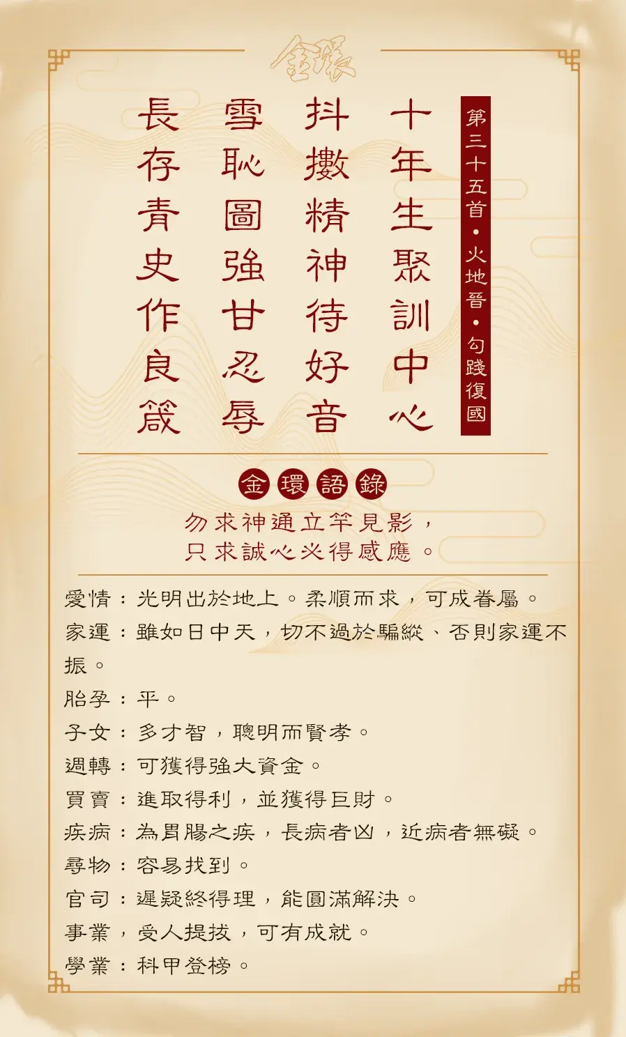 第三十五首正面(晉)